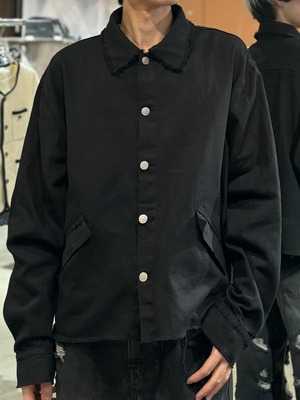 【ALUDE SELECT】collar damage box denim jacket