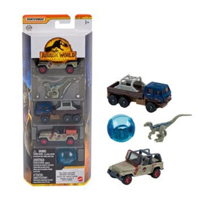 MATCH BOX JURASSIC WORLD　ミニカーセット