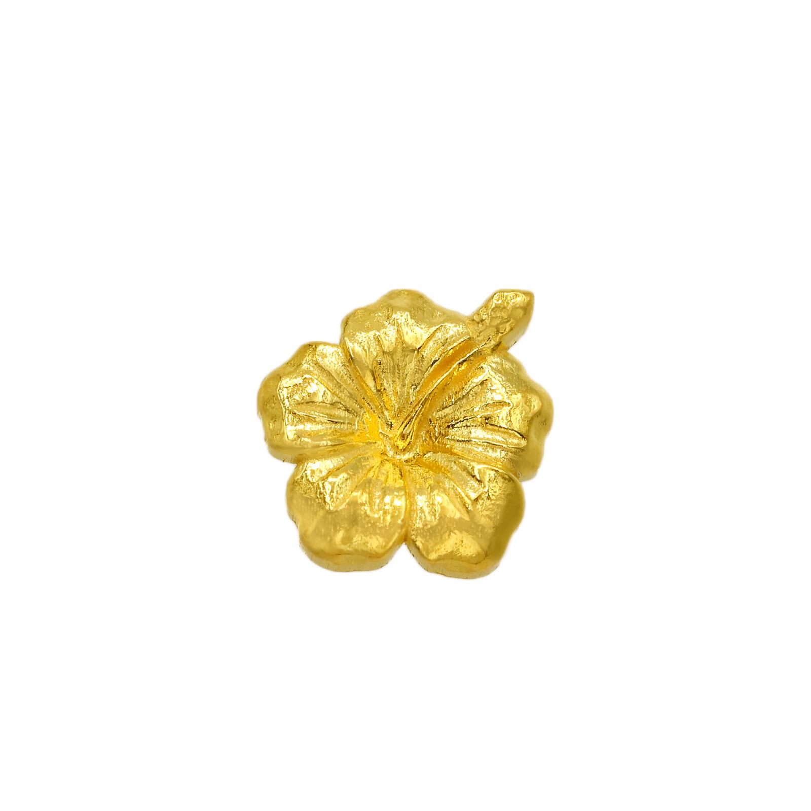 純金『ハイビスカス』約1g お守り 【JUNGOLD】 | JUNGOLD【純金の世界】
