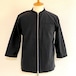 Tech-Linen 7/S Zip-Up Shirts　Black