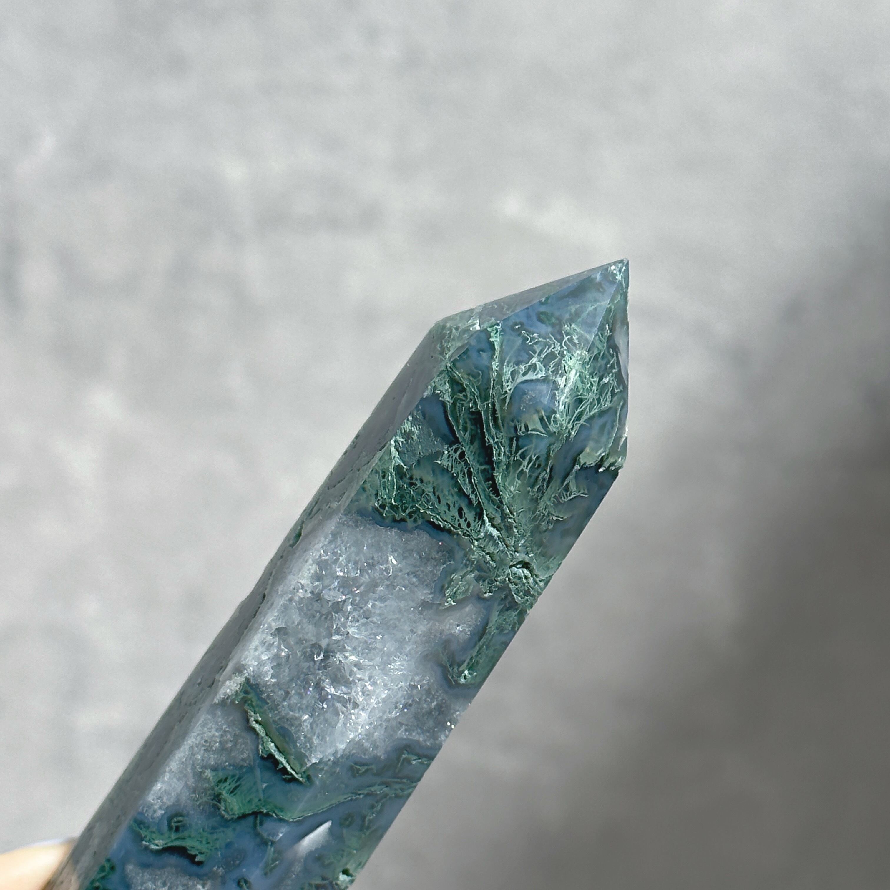 モスアゲート タワー11◇ Moss Agate ◇天然石・鉱物・パワーストーン