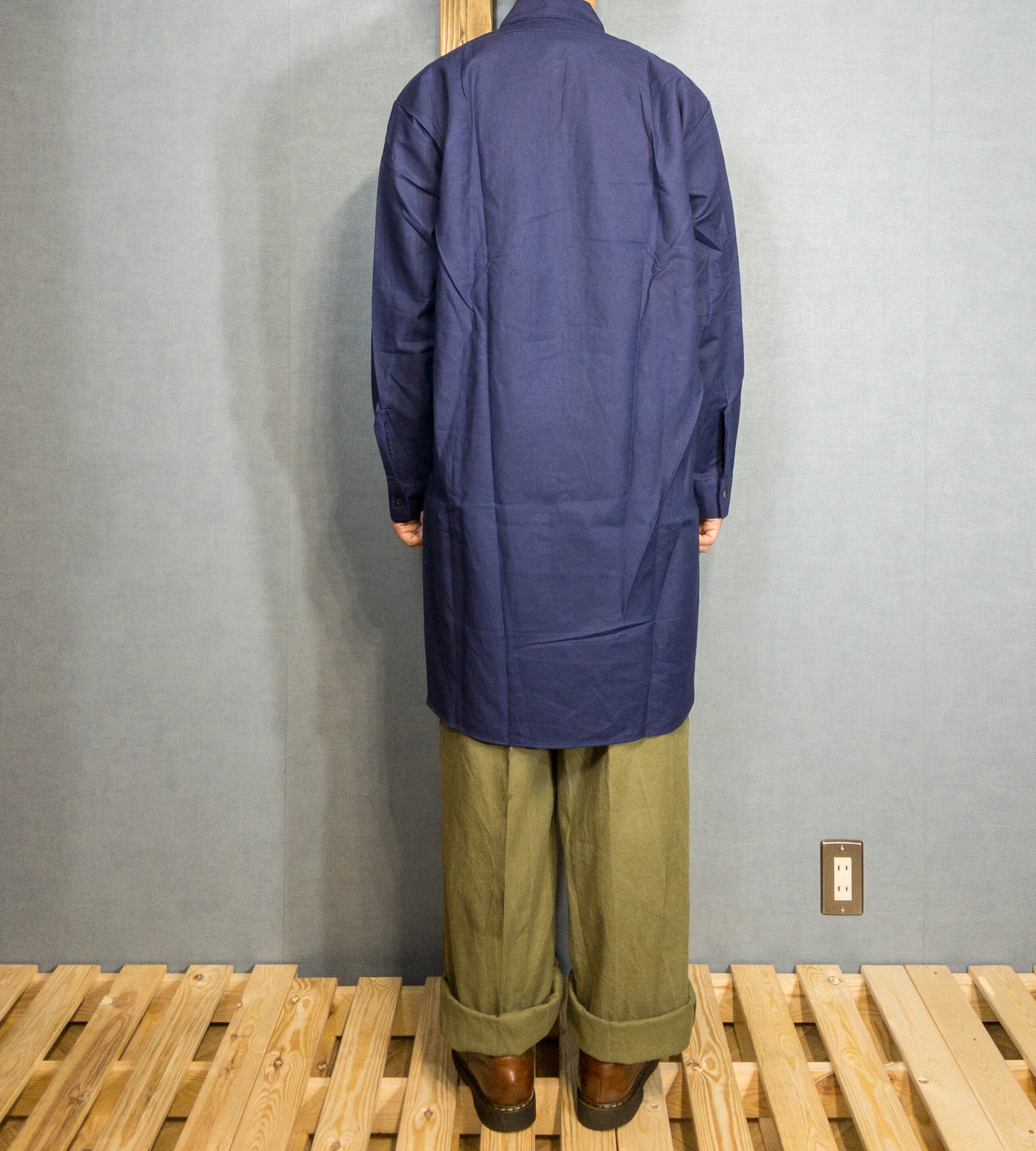 French grandpa shirt 60.70s〜 フルオープン 1950~60's Vintage