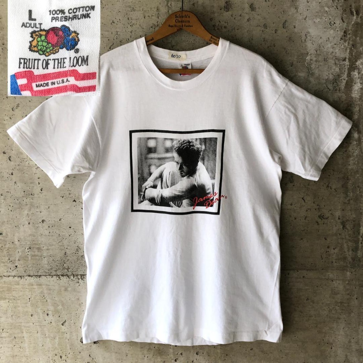 6030 Tシャツ ビンテージ ジェームズ ディーン フォトT 90s USA 