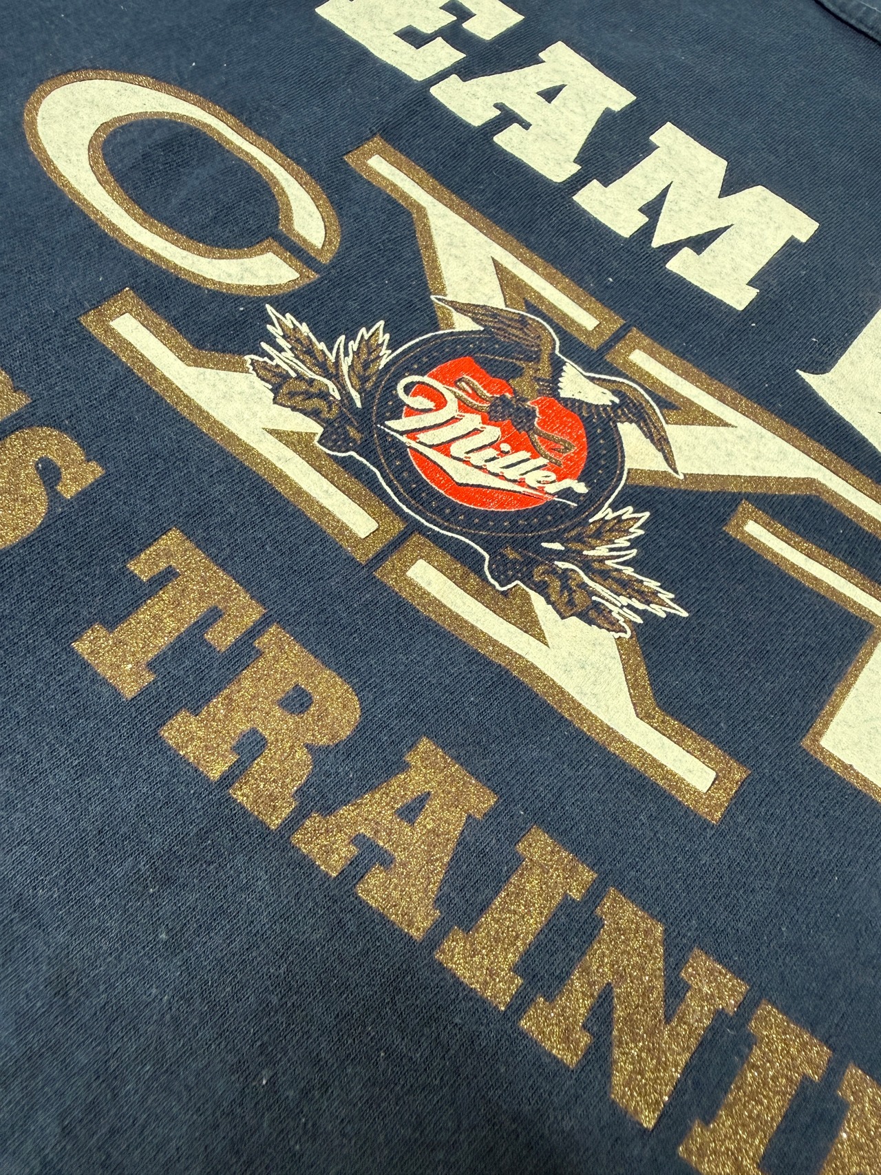 90s Team Miller Lite  / Hanes HEAVYWEIGHT made in usa・画像8
