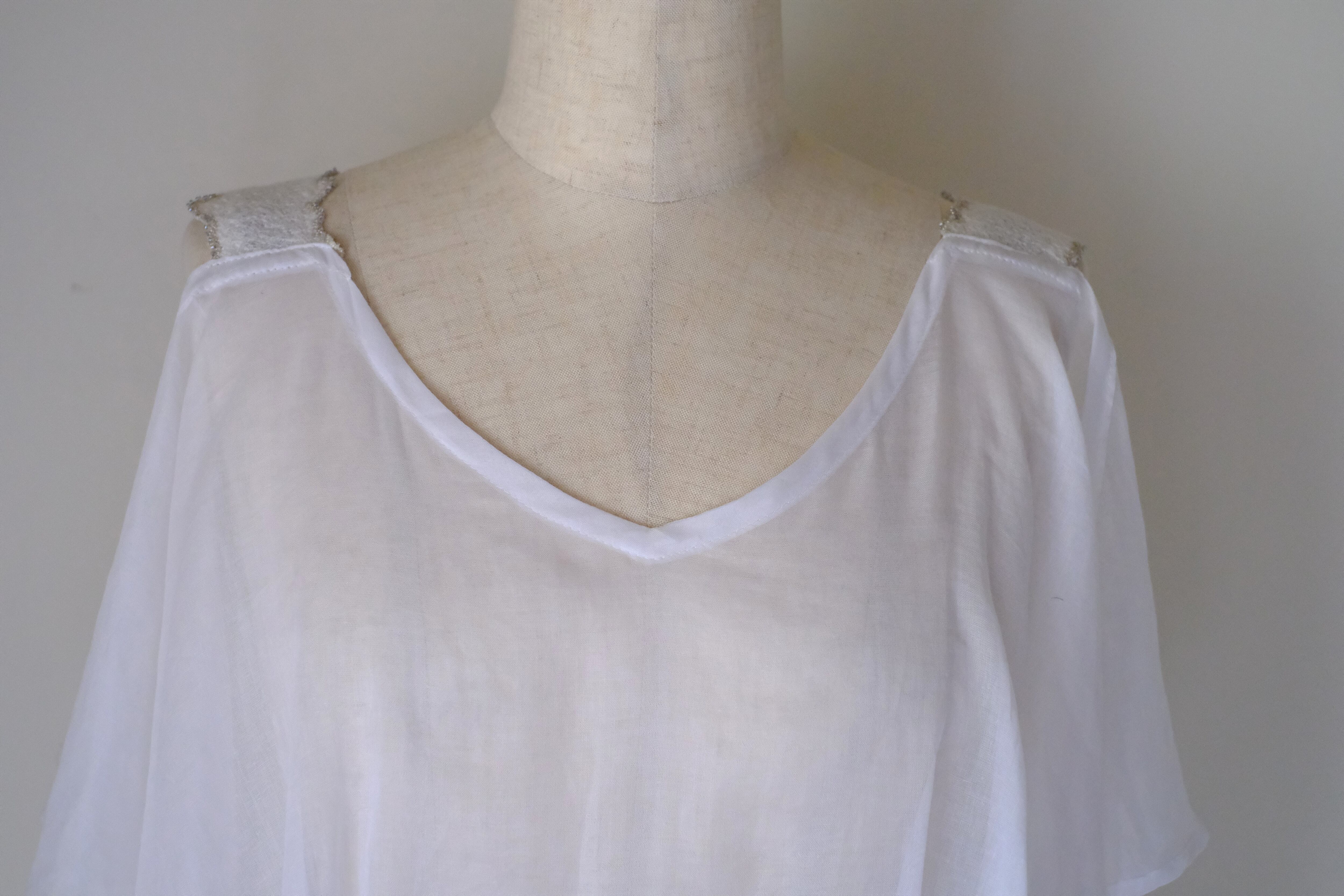 シアーワンピース cl-115(オフ白)