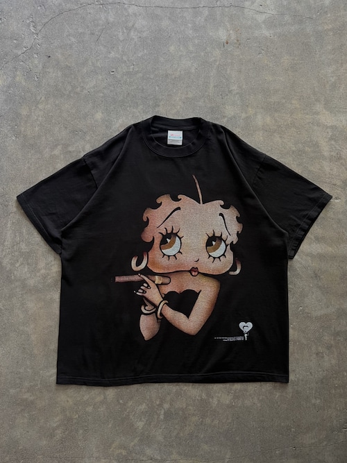 Betty Boop HOLLYBOOP ベティブープ Tシャツ XL ブラック 黒