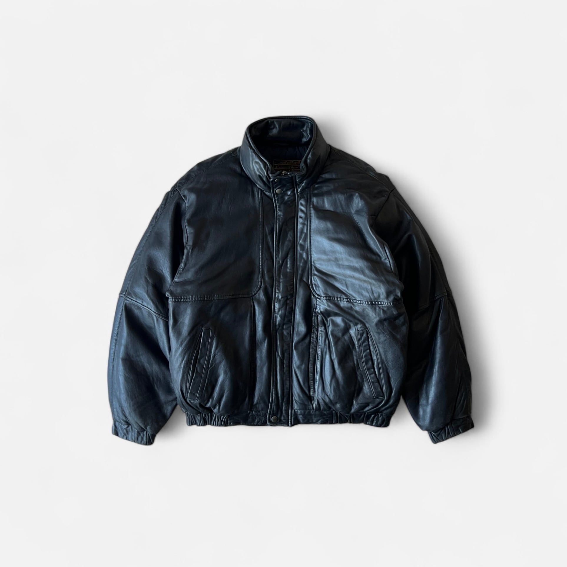 80s Eddie Bauer Pullover Down Jacket Blue M | assemble store