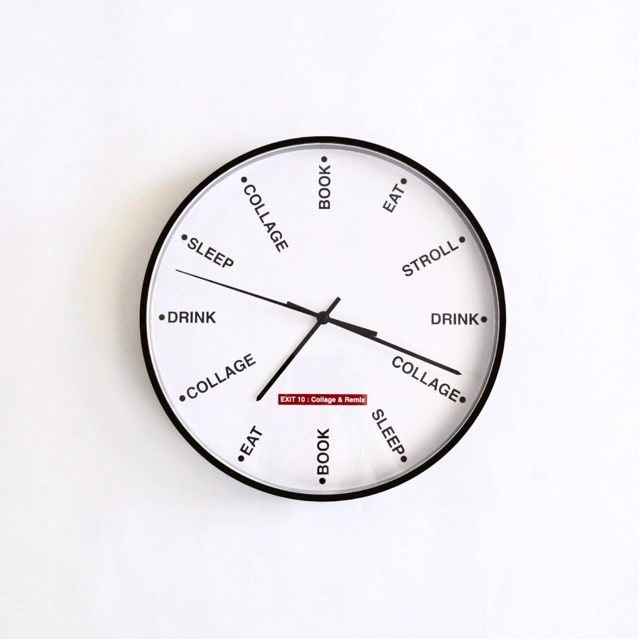 受注生産】EXIT 10 WALL CLOCK | portsidelaboratory STORE