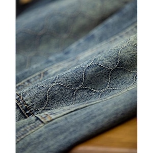 パッチワークデザイン デニムパンツ 10170