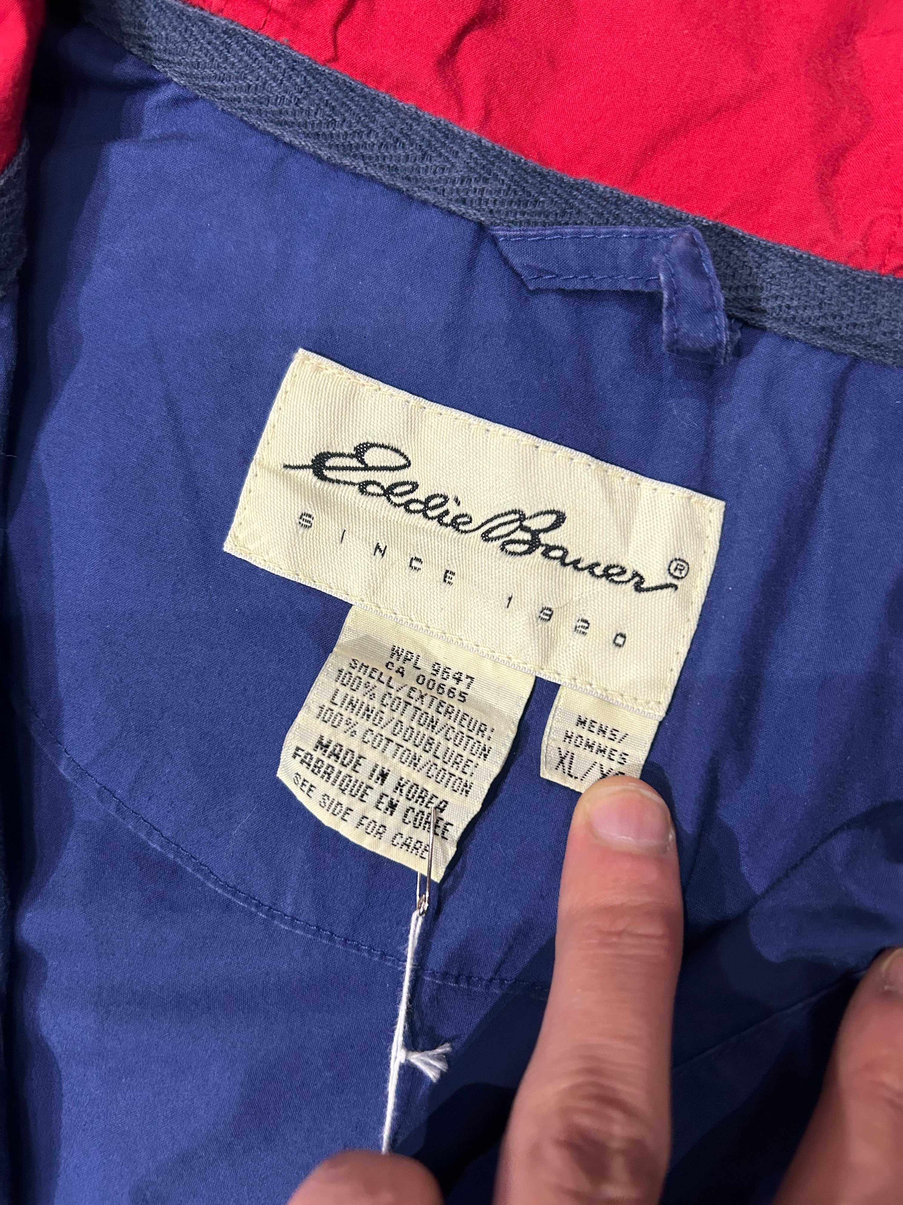 eddie bauer cotton anorak parker | downtwin