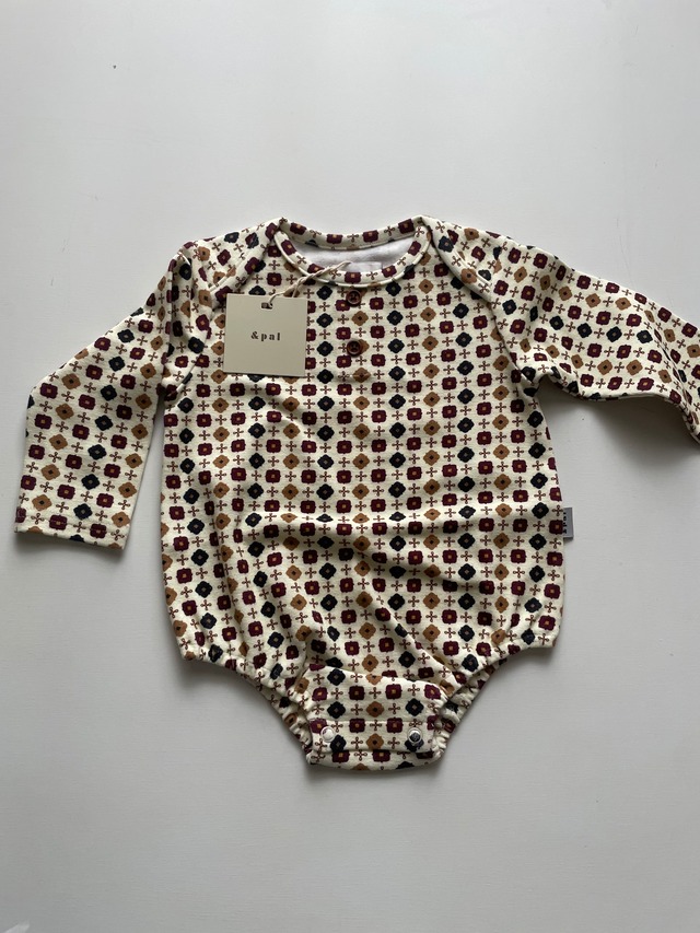 即納andpal &pal アンドパル geometric pattern rompers / 2col