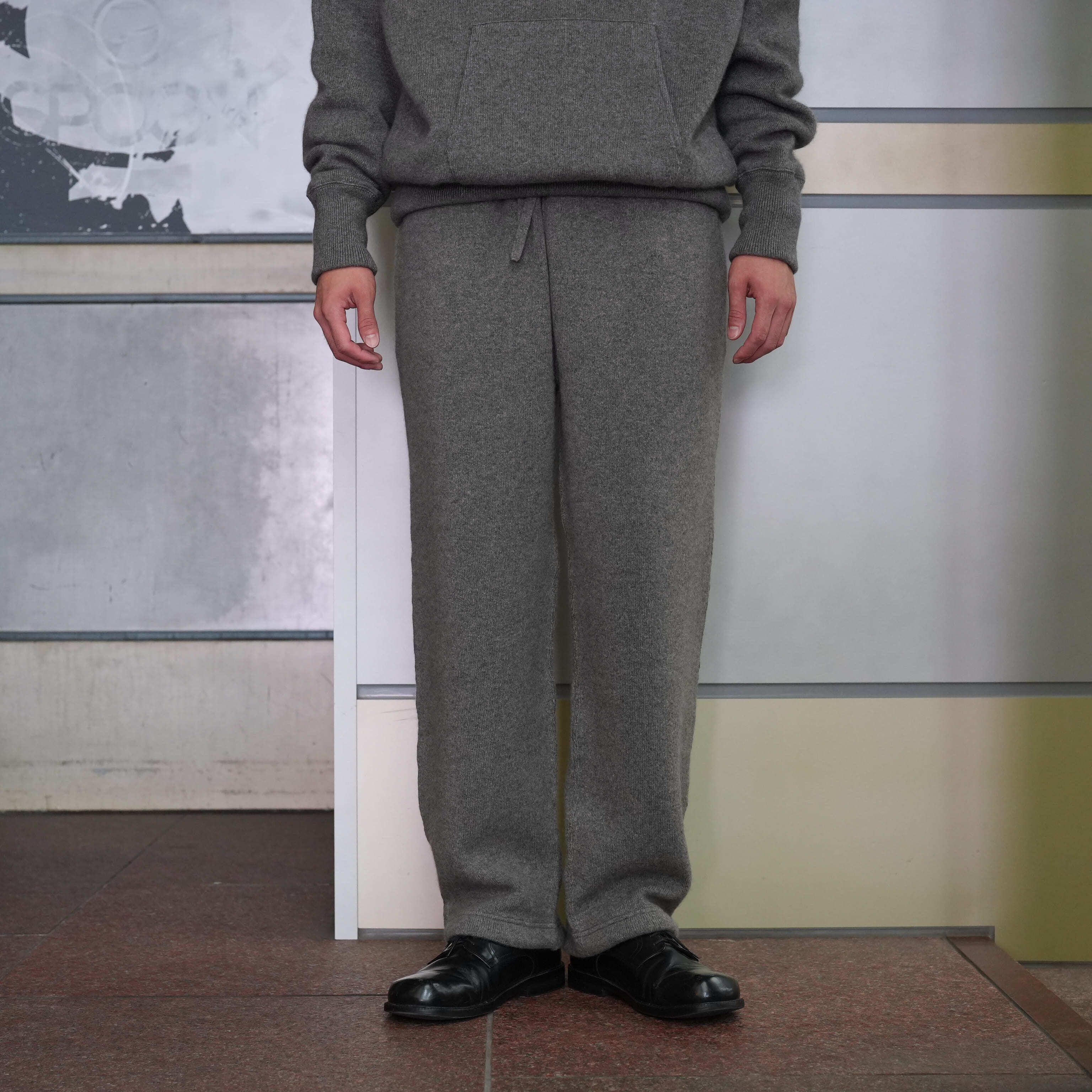 HERILL(へリル) 26AW "Goldencash Sweatpants" -Gray-