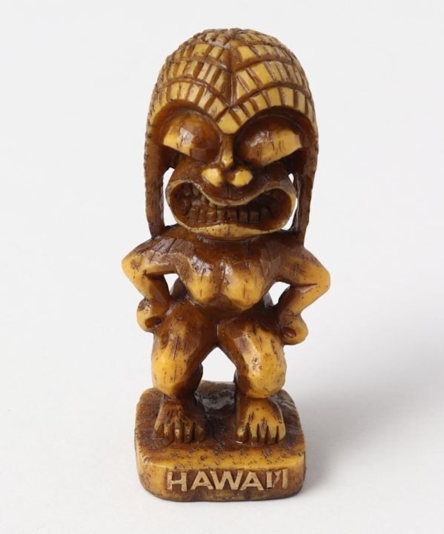 ≪ハワイ直輸入品≫ハワイアンティキ ハワイの神様 置物 人形 フィギュア HAPPY 幸せの神様 (Sサイズ)