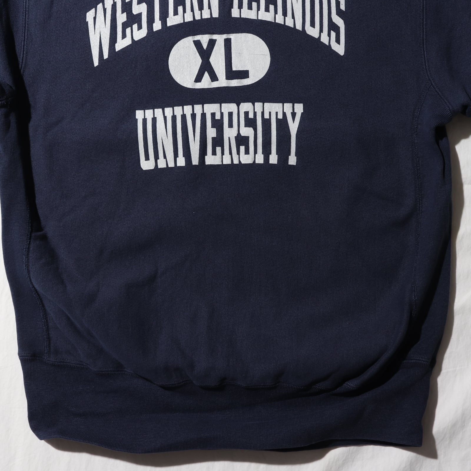 美品 XL 三段 カプセル ネイビー 90s USA リバースウィーブ  