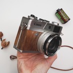 ウォルナット CANON CANONET QL17(QL19 Giii) レトロフィルムカメラ　天然木材　受注製作