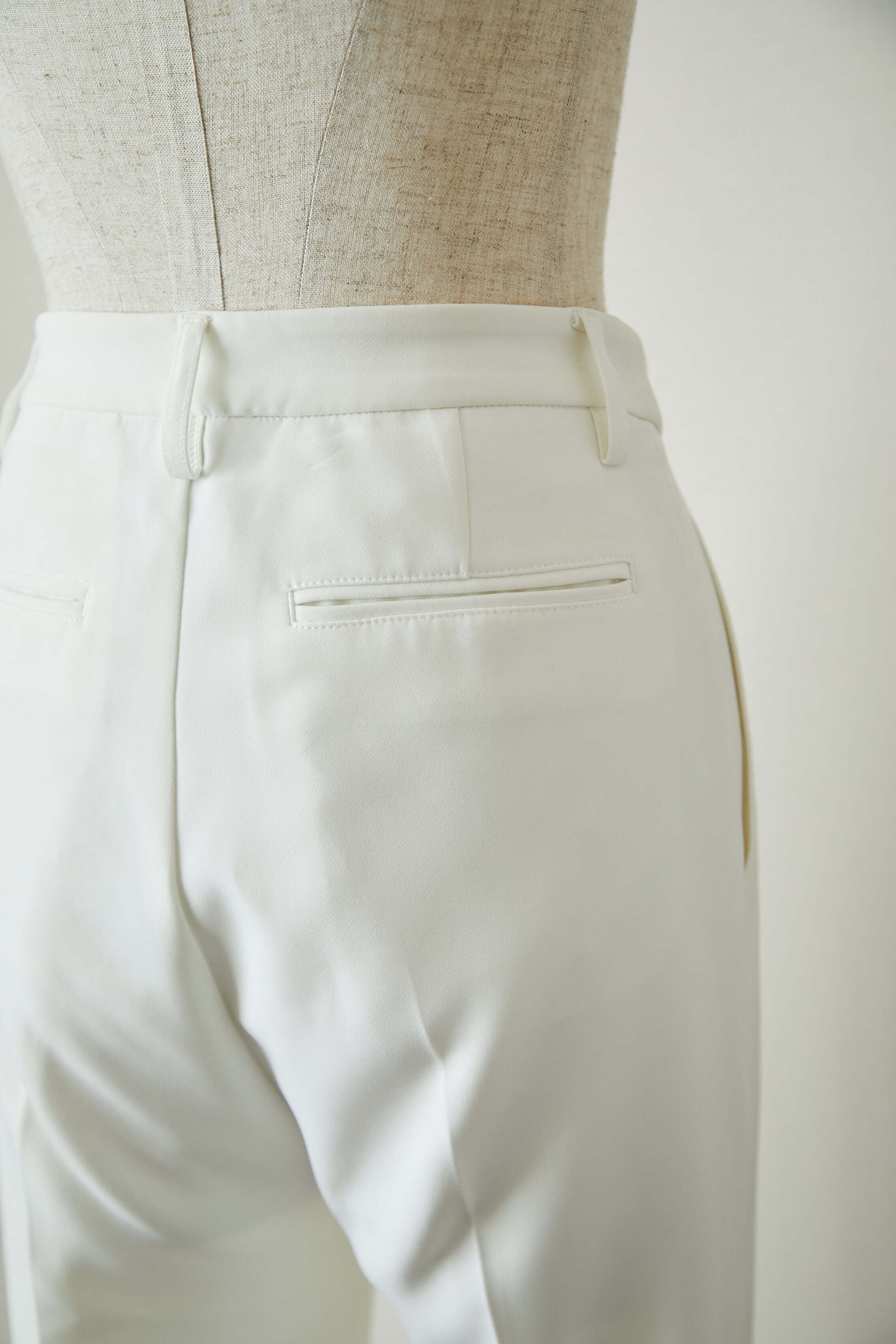 SATOKA Cactus ホワイトオーガンジーパンツ　1 SATOKA Cactus ホワイトオーガンジーパンツ