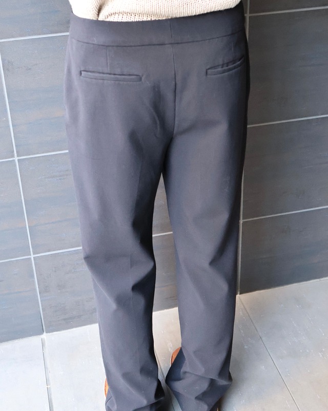 calvin klein no tuck straight slacks