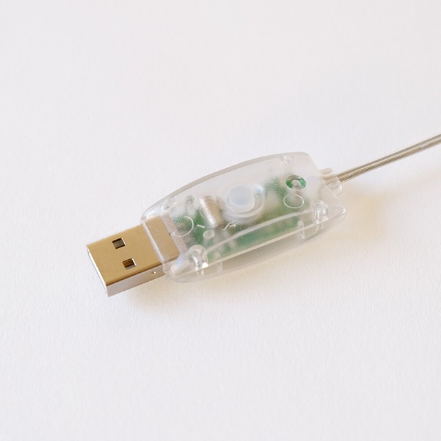 （ワイヤー1.5m） LEDデコレーションライト グロート（2色）／USBタイプ 2023