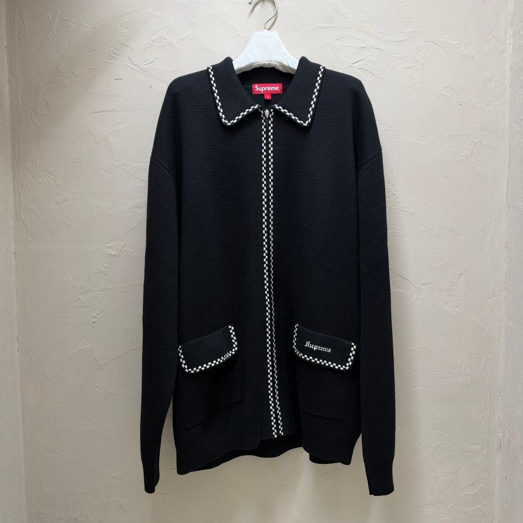Supreme シュプリーム 20AW Checkboard Zip Up Sweater ジップ