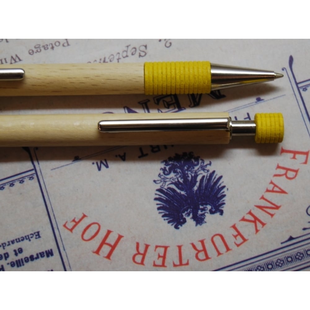 e+m（エーマン） ボールペン キング 5010-48 ライトオーク 木軸 ペン