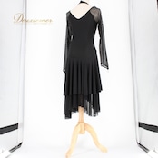 社交ダンス 衣装 ラテン ドレス ワンピース パーティドレス ICHIOKU イチオク ラインストーン レース 長袖 花柄 ピンク系 ブラック系 ウェア 舞台衣装 ステージ衣装 フォーマル 体型カバー 伸縮性 プリンセスライン おしゃれ 人気 可愛い 上品 ルームランナー ダンスパートナー 社交ダンス衣装 レディース