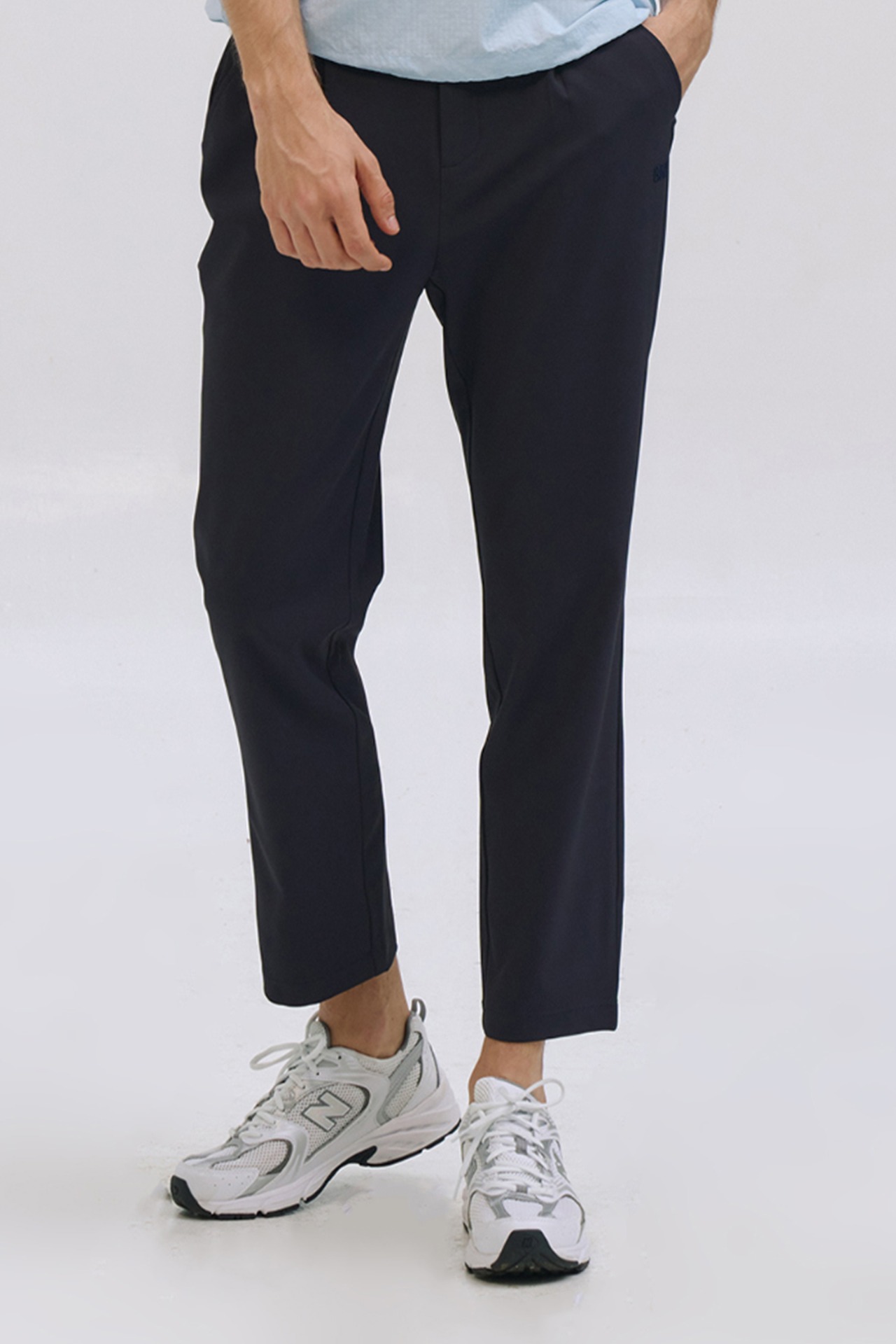 GOXO ゴーエックスオー ギブミーバーディワンタッチスラックス ネイビー