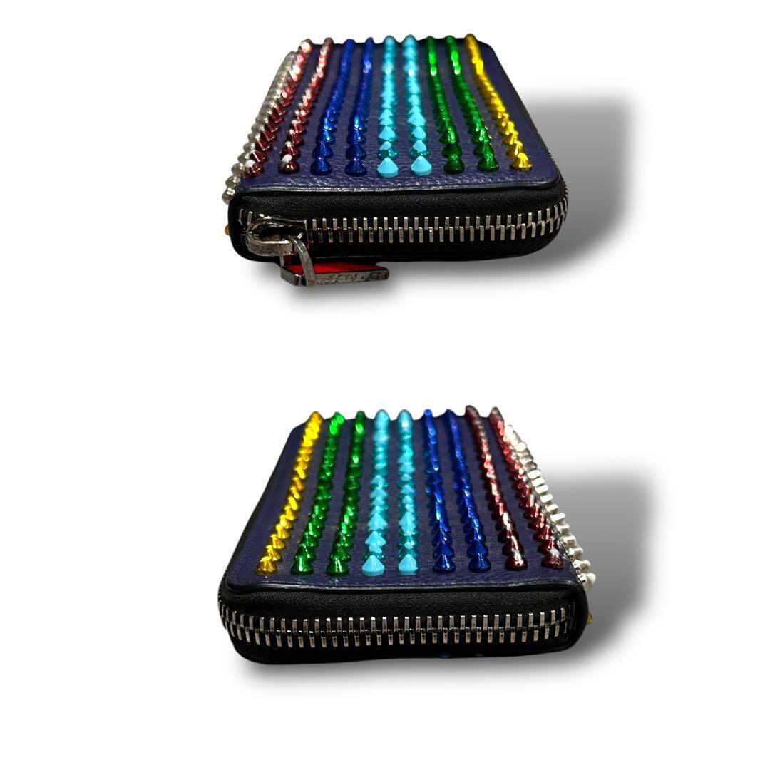 クリスチャンルブタン長財布 レインボー Christian Louboutin ルブタン スタッズ レインボー 長財布 | BRAND