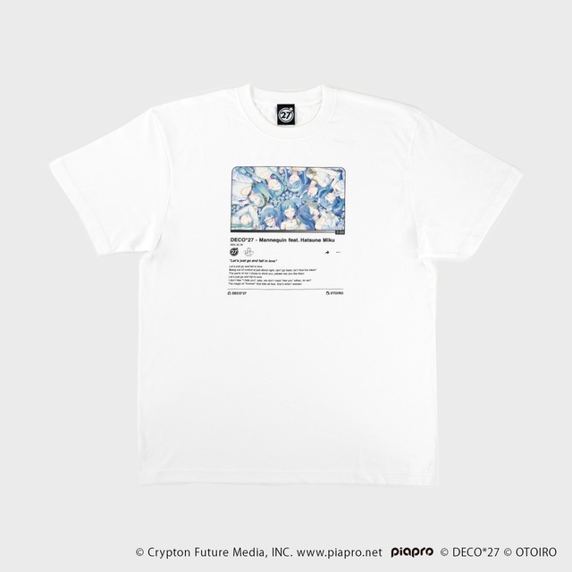 【マネキン】サムネイルTシャツ / ホワイト