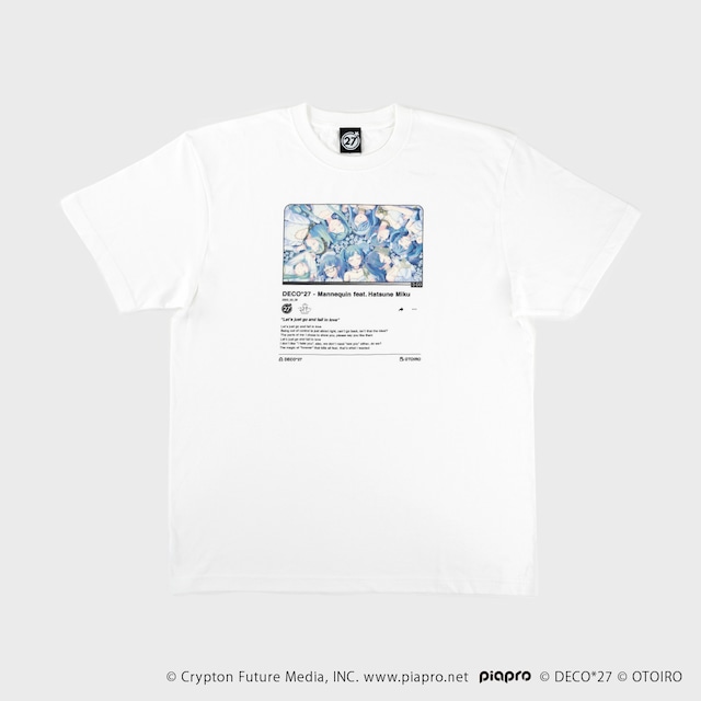 【マネキン】サムネイルTシャツ / ホワイト