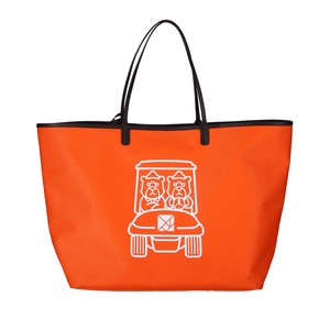 [HOLE 415] TANGRAM × Golfickers Reversible Tote Bag -Orange & Ivory-