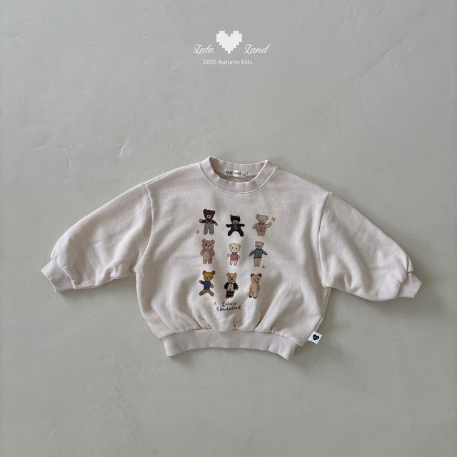 《予約》送料無料【lalaland】Lala Bear Sweatshirt