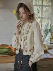 Ivoire Antique Lace Blouse F0789