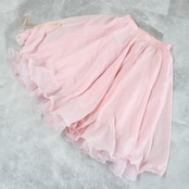 社交ダンス 衣装 スタンダード スカート レッスンウェア レディース Bright Proceed ブライトプロシード ピンク系 無地 シンプル 練習着 春色 人気 おしゃれ ボリューム感 無地デザイン 柔らかい生地 練習用 スカート 伸縮性 イベント用 ダンスウェア レディースサイズ ピンク レディース ファッション コーディネート