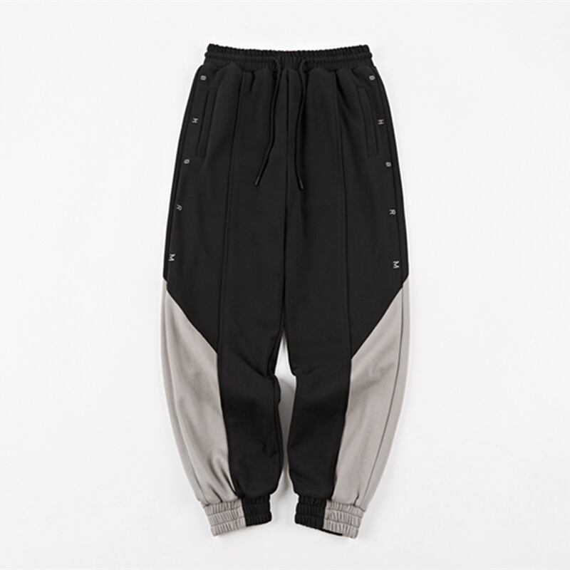 Road Vintage Spring Contrast Stitching Men's Loose All-match Sweatpants ese Trend Pants Men-Alibaba スプリング 春物 ビンテージ ステッチ hip6-161142022674167