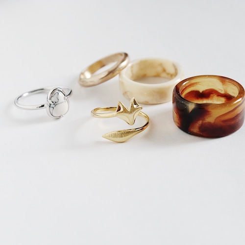 SET RINGS || 【通常商品】 NOZOMI'S RING SET || 5 RINGS || MIX || FRSG1009R