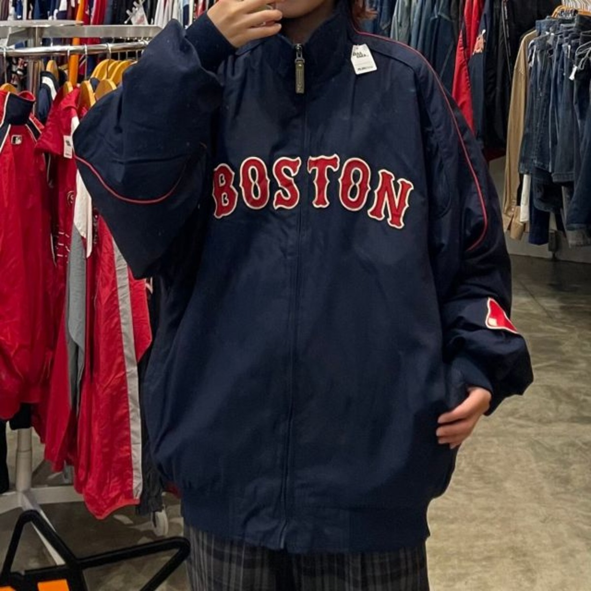 Boston Red Sox/ボストン・レッドソックス】MLB ナイロンジャケット  