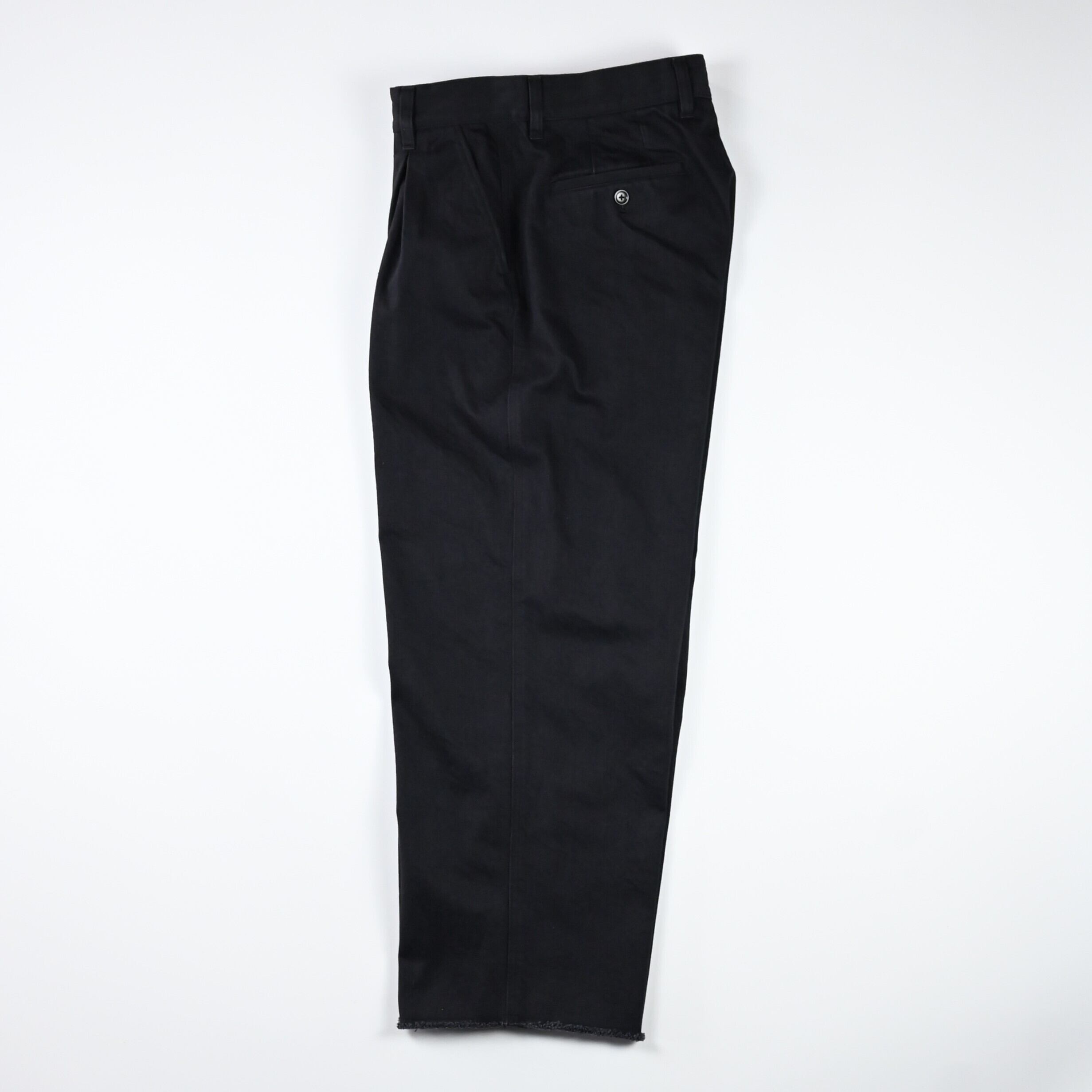 SAYATOMO / 2-Tack Cutoff Wide Denim Pants | GANKO