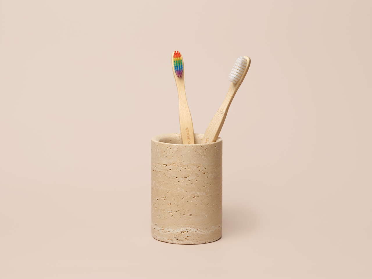 MARBLE TUMBLER - Roman Travertine