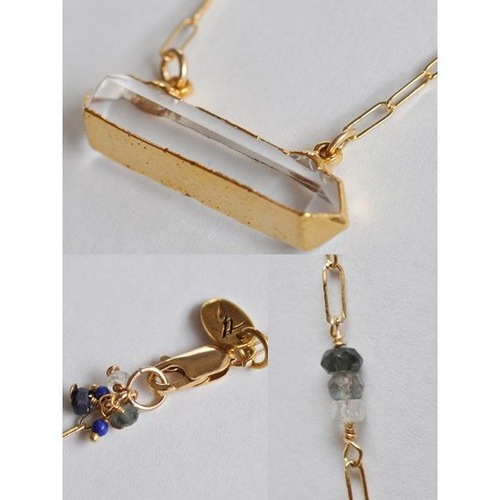 tailfeather（テイルフェザー） Healing Wand Necklace （天然石付き水晶ネックレス）