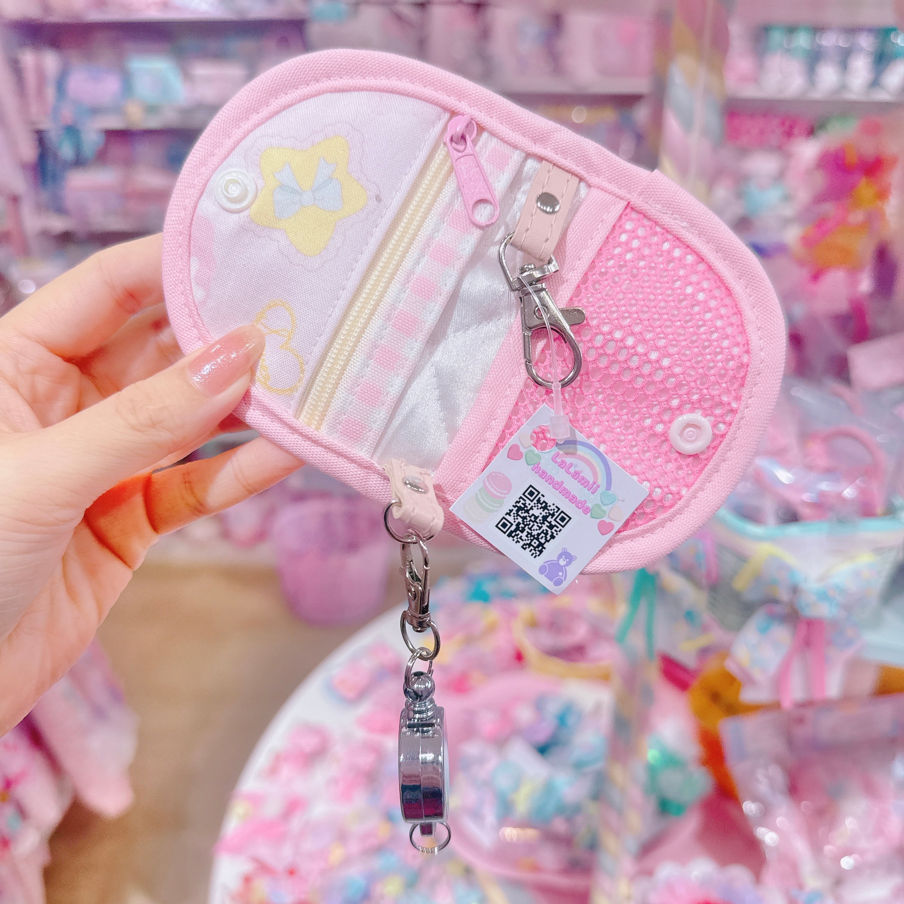 【E3】104-5リールキーケースミニポーチ