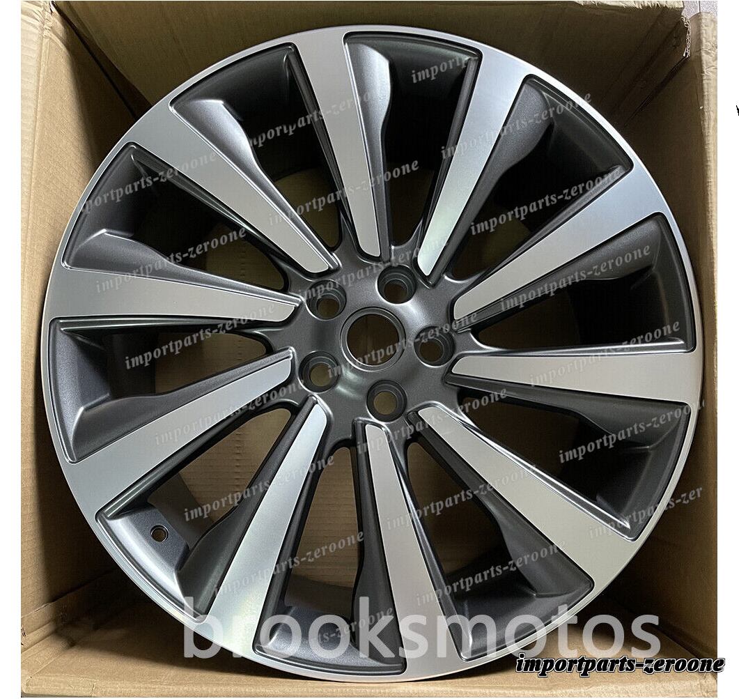 23インチ 新品 10 スポークサテングレー フォージドホイールリム