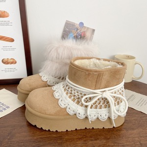 Fleece-lined high-top snow boots(ME069)