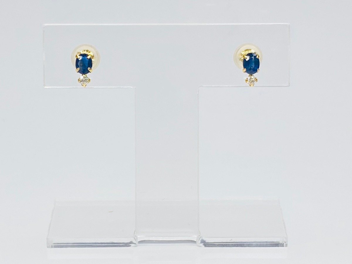 K18 ブルーサファイアピアス ○ | 株式会社Jewelry伊藤