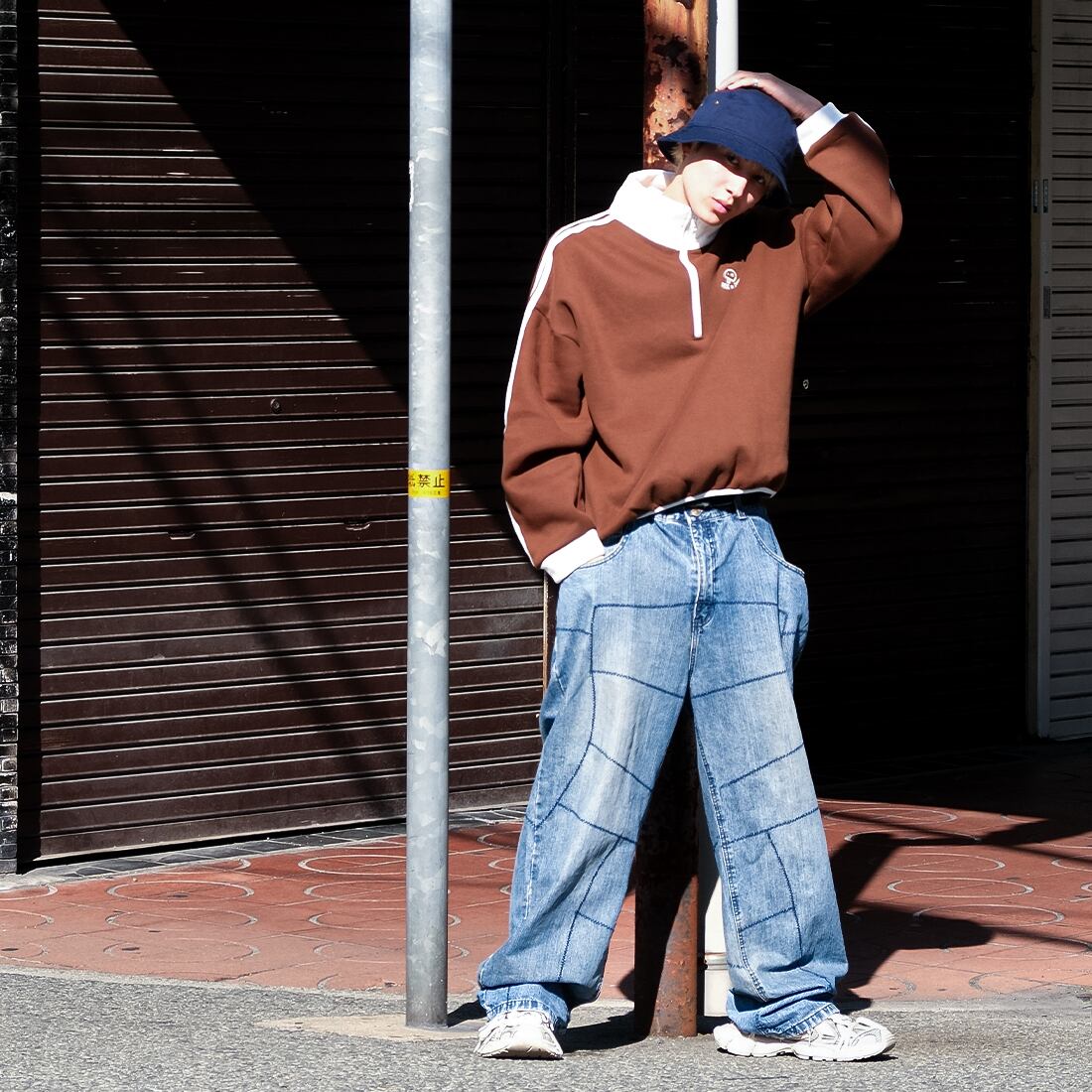 裏起毛ハーフジッププルオーバー | ROUX DI PERFE INTERNAZIONALE ルゥ