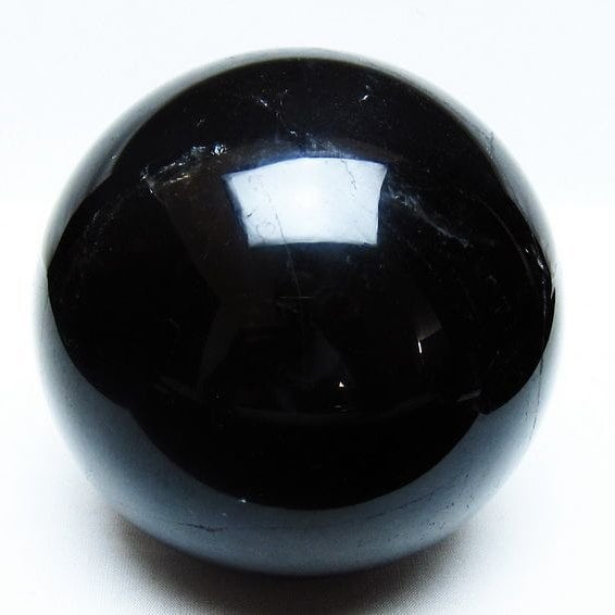 2Kg 黒水晶 丸玉 115mm モリオン 丸玉 モリオン スフィア 一点物 161-931