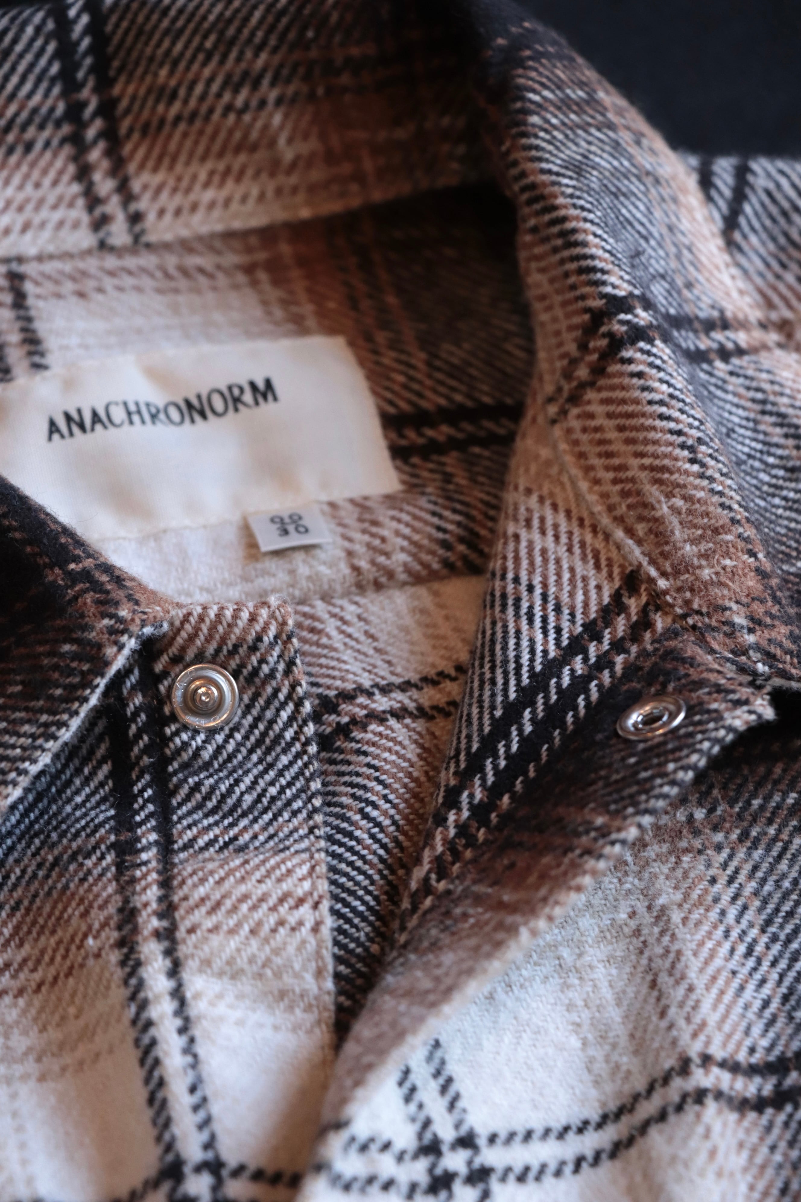 ANACHRONORM mambo別注 オンブレチェックシャツ ANACHRONORM×MAMBO 30th Anniversary OMBRE CHECK WIDE FLANNEL SHIRTS
