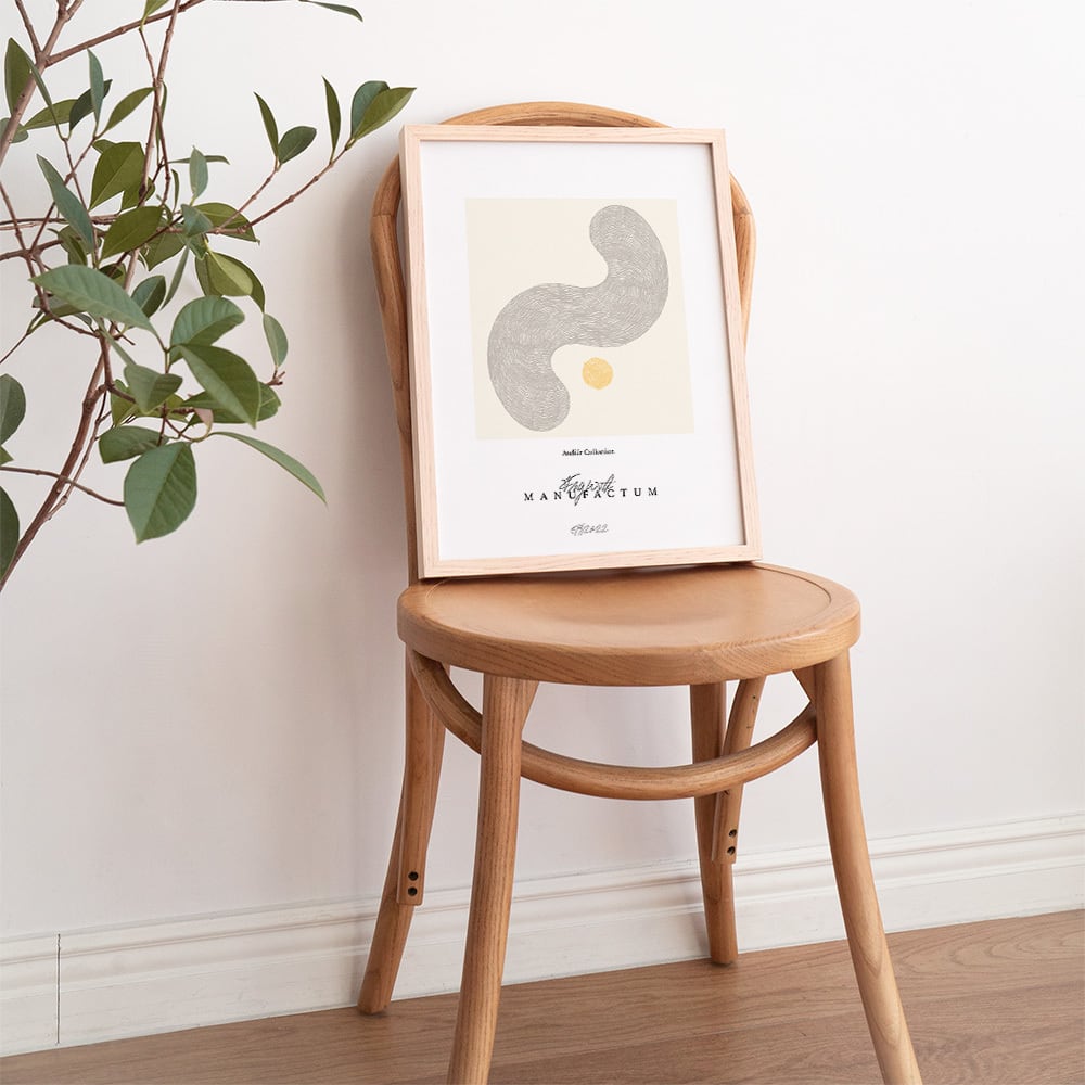 ポスター 夏のクレヨン抽象画 / i0771 / パステル画 モダンアート