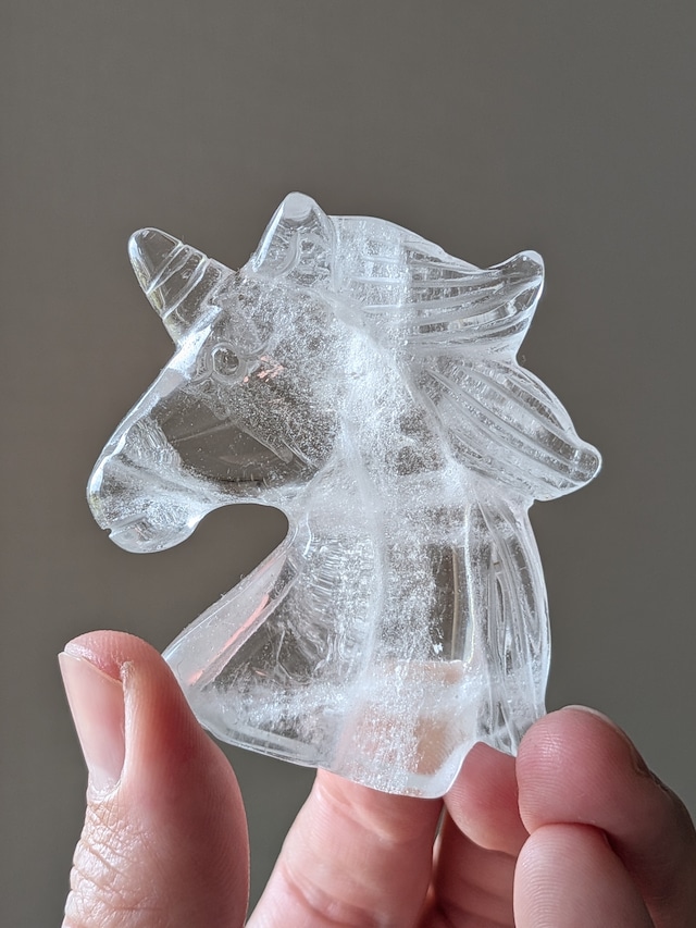 Iris Quartz アイリスクォーツ  ⭓ ユニコーン Unicorn ⭔ CARVING