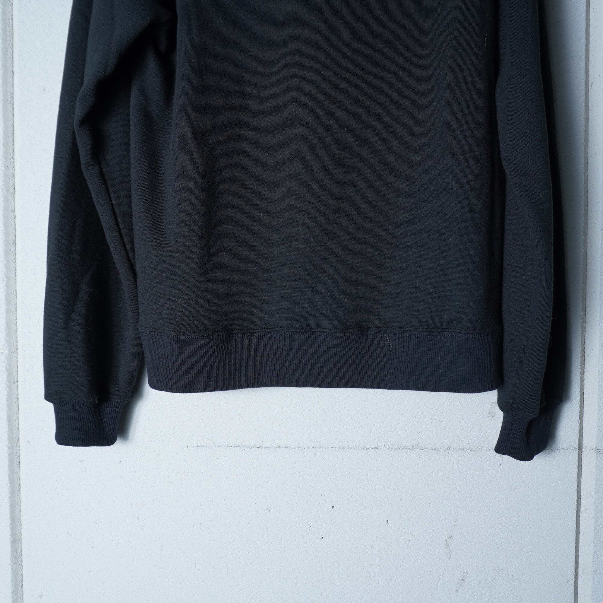 Courreges】クレージュ ロゴ刺繍スウェット black | MIXHIVE