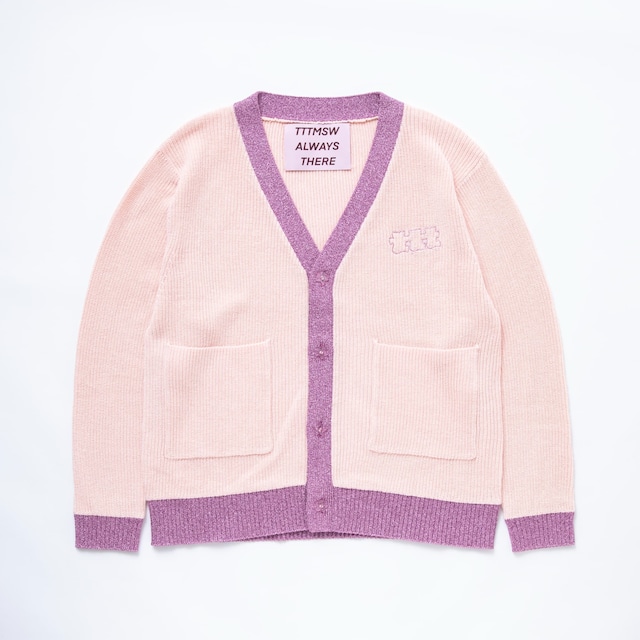 Lame cardigan (PINK)